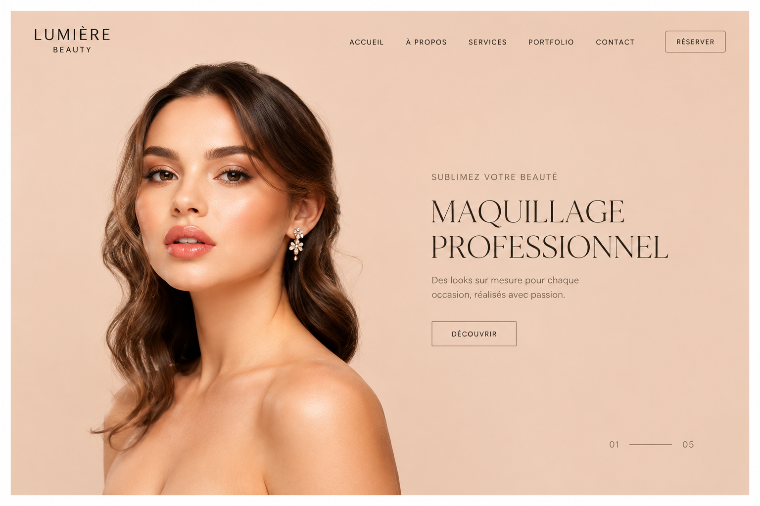 Aperçu site Coiffeur — Coiffure 21